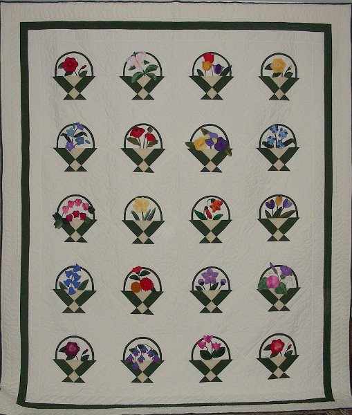 04Grandmother's Flower Garden Quilt.jpg - Grandmother's Flower Garden Quilt